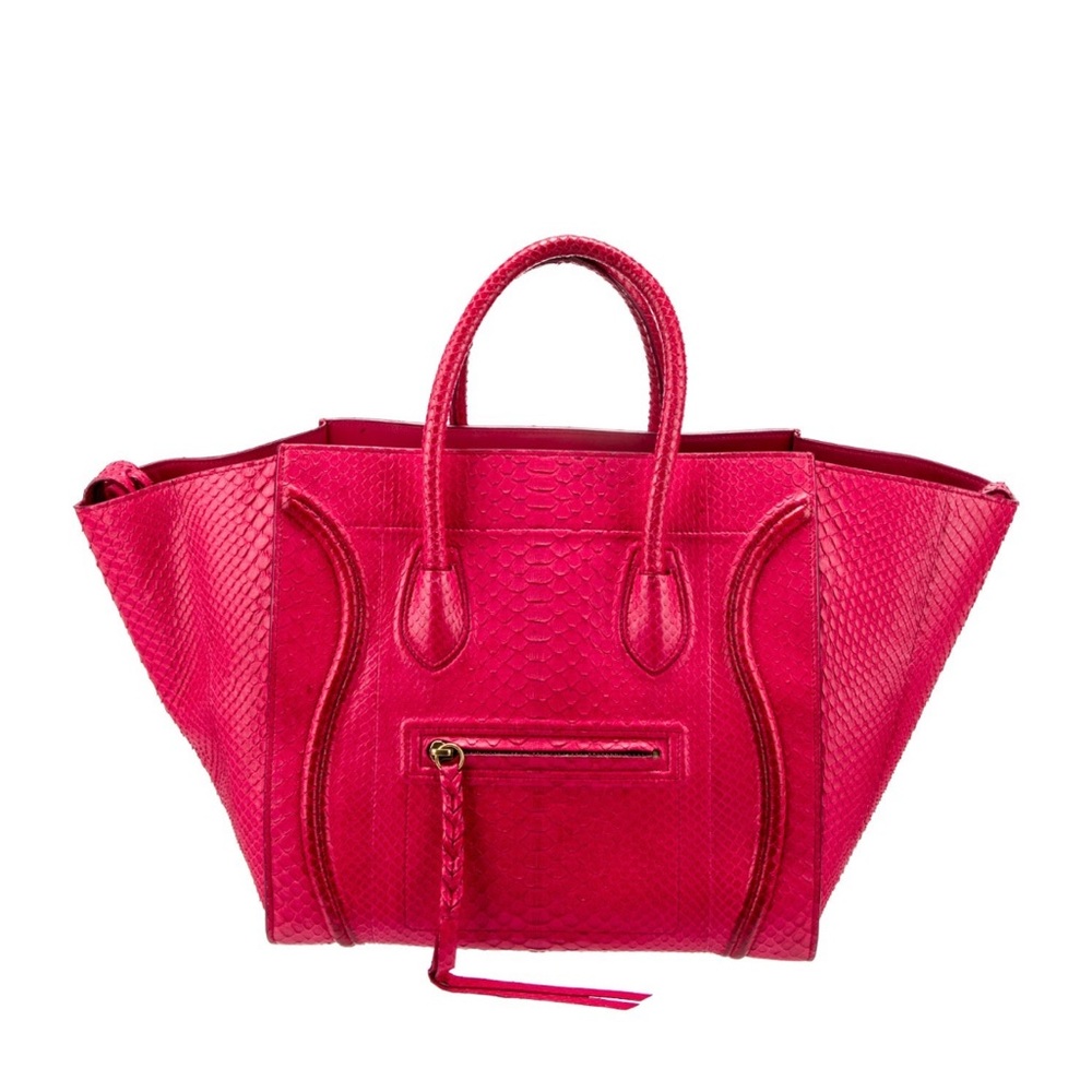 Celine Python Luggage Phantom Medium